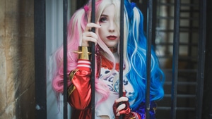 Harley Quinn, Cosplay, Supervillain, Girls, 4K wallpaper