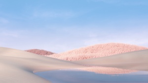 Landscape, Blue sky, Microsoft Surface Laptop, Stock, 4K wallpaper
