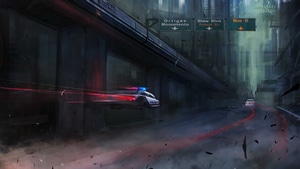 Cyberpunk, Police, Artist, Artwork, Digital Art, 4K wallpaper