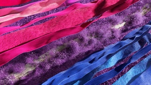 LGBTQ, Ribbons, Microsoft Pride, Lavender fields, Colorful background, Aesthetic, Surreal, 4K wallpaper