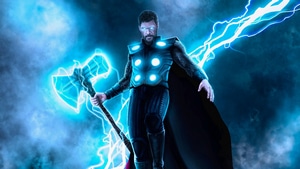 Thor, Superheroes, Artwork, Digital Art, 4K wallpaper