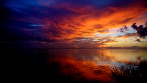 Sunrise, Florida, Dawn, USA, 4K wallpaper