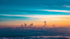 Sunset, Nature, Sky, 4K wallpaper