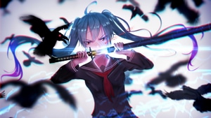 Hatsune Miku, Vocaloid, Anime, Anime Girl, Artist, Artwork, Digital Art, 4K wallpaper