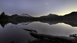 Lake, Sunrise, Reflection, Nature, 4K wallpaper