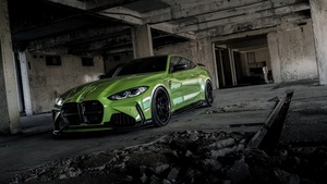 BMW M4 Coupe, Performance Kit, Dark background, 4K wallpaper