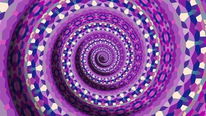 Abstract background, Purple abstract, Boho art, 4K wallpaper