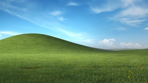 Windows XP, Landscape, Nostalgic, Grass field, 4K wallpaper