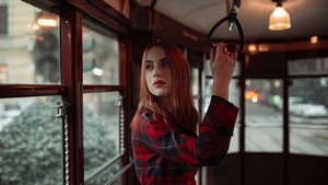 Girls, Photography, Tram, 4K wallpaper