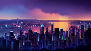 Hong Kong, World, Minimalism, Minimalist, Artist, Artwork, Digital Art, 4K wallpaper