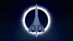 Spaceship, Artist, Artwork, Digital Art, Eclipse, 4K wallpaper