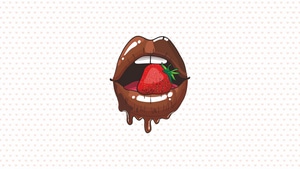 Tounge, Lips, Artist, Artwork, Digital Art, Minimalism, Minimalist, 4K wallpaper