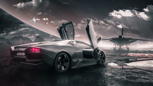 Lamborghini Reventon, Lamborghini, Cars, Behance, 4K wallpaper