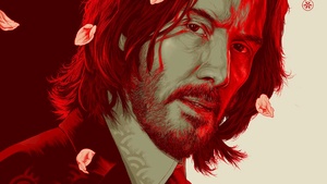 John Wick: Chapter 4, Movie poster, Keanu Reeves as John Wick, John Wick 4, 4K wallpaper