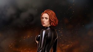 Black Widow, Superheroes, Artwork, Digital Art, Deviantart, 4K wallpaper