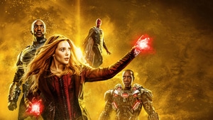 Avengers Infinity War, Movies, 2018 Movies, Poster, Wanda Maximoff, Vision, War Machine, , 4K wallpaper