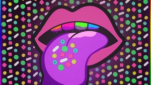 Tongue, Artist, Artwork, Digital Art, Behance, 4K wallpaper