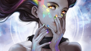 Artist, Artwork, Digital Art, Rainbow, 4K wallpaper