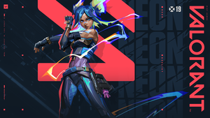 Valorant, Neon, 4K wallpaper