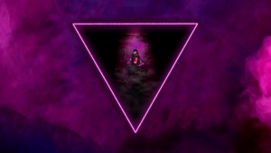 Cyberpunk, Abstract, Triangle, 4K wallpaper