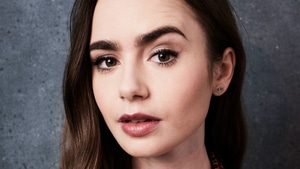 Lily Collins, Girls, Celebrities, Model, Photoshoot, Face, Closeup, 4K wallpaper