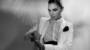 Gal Gadot, Celebrities, Girls, Monochrome, Black And White, 4K wallpaper
