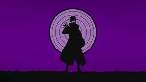 Pain, Naruto, Indigo background, Purple background, Minimalist, 4K wallpaper