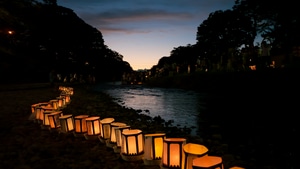 Japan, World, Lantern, Photography, 4K wallpaper