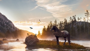Horse, Artist, Artwork, Digital Art, Dreamy, Deviantart, 4K wallpaper