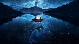 Anime Girl, Anime, Artist, Artwork, Digital Art, Boat, Lake, Scenery, 4K wallpaper