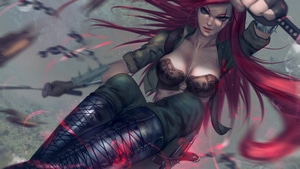 Katarina League Of Legends, League Of Legends, Games, Fantasy Girls, Artist, Deviantart, 4K wallpaper