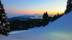 Mountains, Snow, Winter, Nature, 4K wallpaper