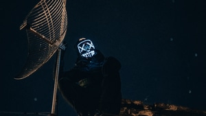 Mask, Photography, Neon, 4K wallpaper