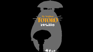 My Neighbor Totoro, Black background, Studio Ghibli, 4K wallpaper