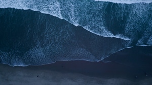 Drone View, Beach, Sea, Nature, 4K wallpaper