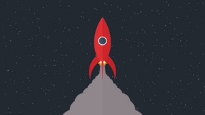 Rocket, Minimalism, Minimalist, Artist, Artwork, Deviantart, 4K wallpaper