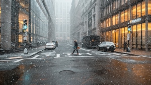 Snow, Street, Photography, 4K wallpaper