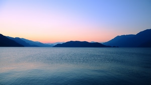 Nature, Sea, Ocean, Mountains, 4K wallpaper