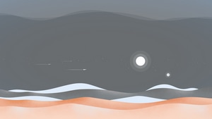 Dunes, Night, Minimalism, Minimalist, Deviantart, 4K wallpaper