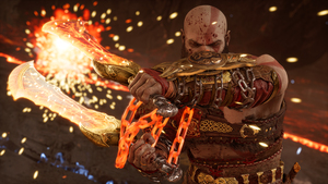 Blades of Chaos, Kratos, God of War Ragnarök, 4K wallpaper