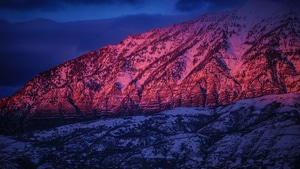 Mountains, Nature, Sunset, 4K wallpaper