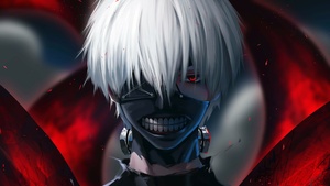Ken Kaneki, Tokyo Ghoul, 4K wallpaper