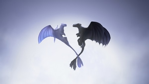 Night Fury, Light Fury, How To Train Your Dragon The Hidden World, 2019 Movies, Movies, Artist, Artwork, Digital Art, Dragon, 4K wallpaper
