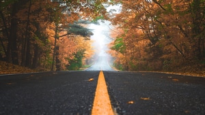 Road, Autumn, Photography, 4K wallpaper