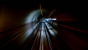 Long Exposure, Train, Photography, 4K wallpaper