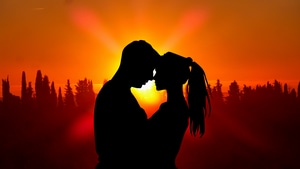 Couple, Love, Silhouette, Photography, 4K wallpaper