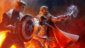 Thor, Captain America, Wolverine, Superheroes, Digital Art, Artwork, Deviantart, 4K wallpaper