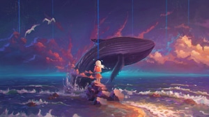 Whale, Artist, Artwork, Digital Art, Deviantart, 4K wallpaper