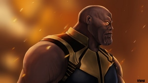 Thanos, Superheroes, Artwork, Digital Art, Art, Deviantart, 4K wallpaper