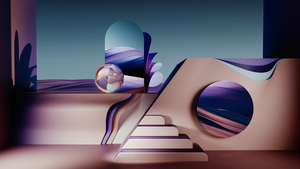 3D background, Aesthetic, Abstract background, 4K wallpaper